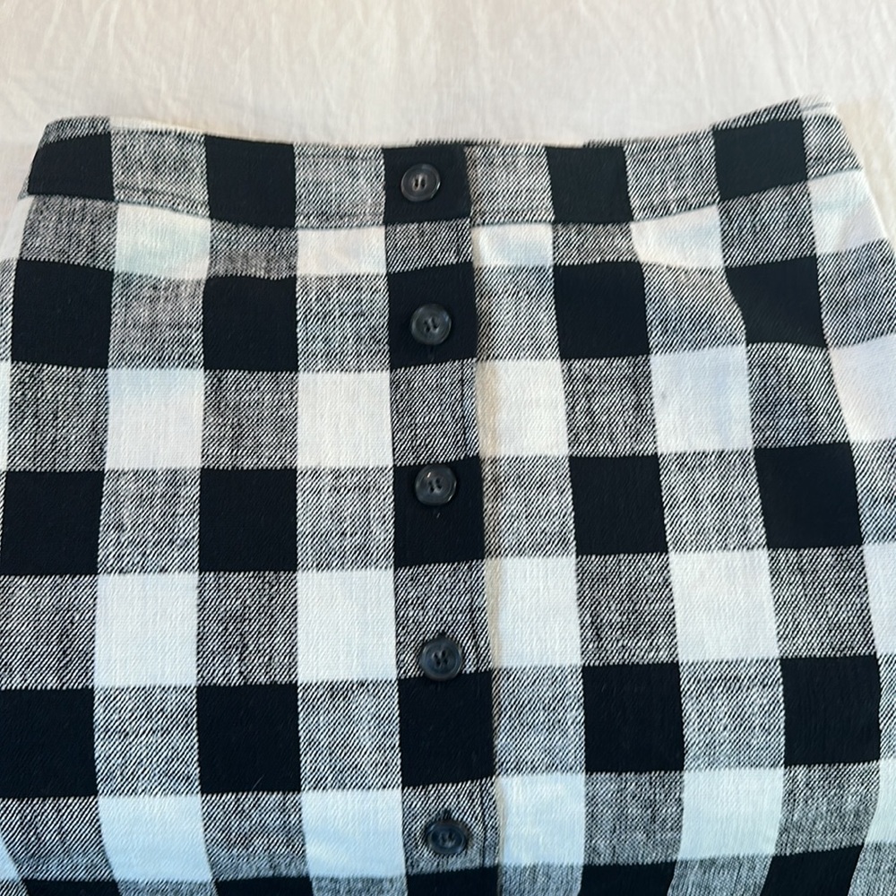 NWT Talbots gingham skirt, size 8 - Picture 4 of 5